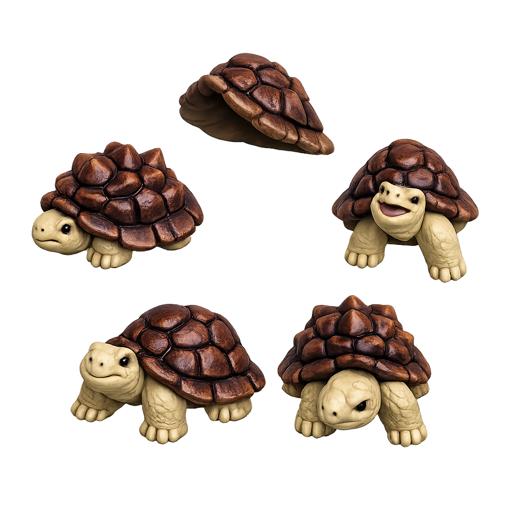 Painted Tortoises miniatures