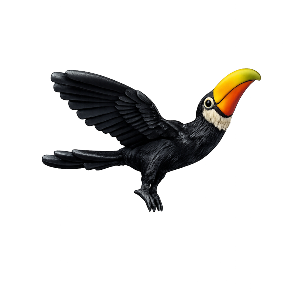 Painted Toucan miniature