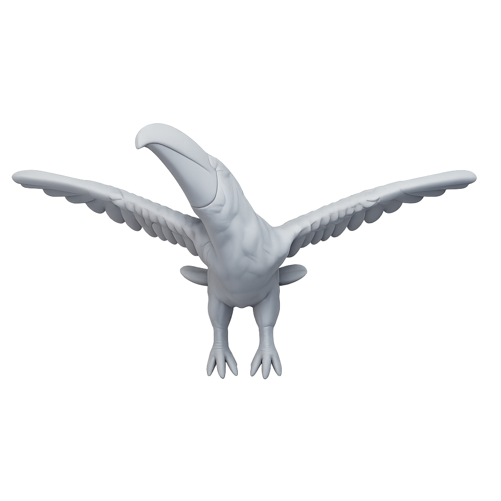 3D print Toucan front view