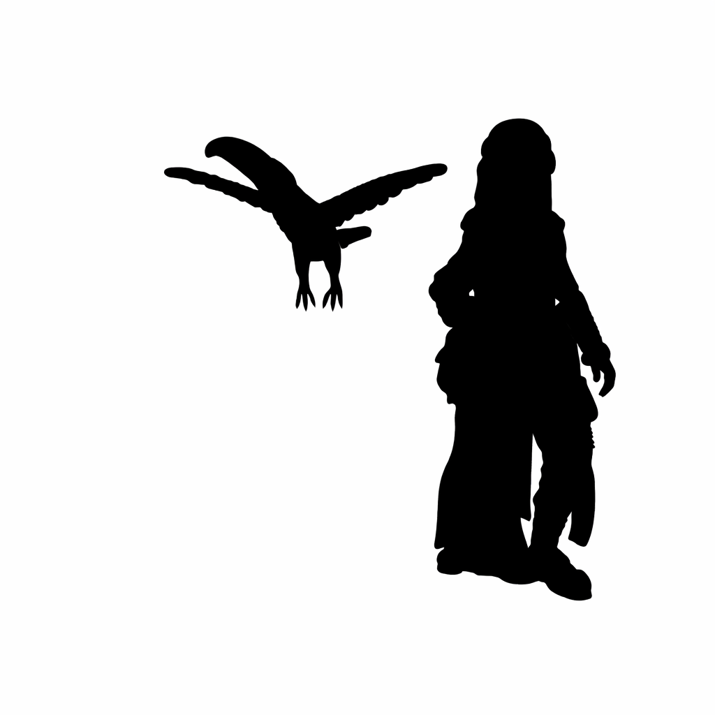 Toucan scale comparison to 28mm human miniature
