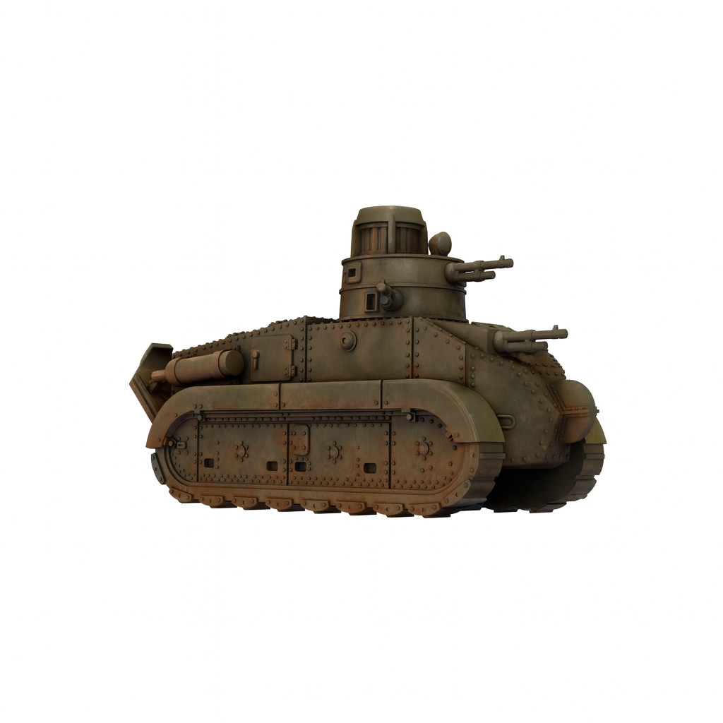 Trubia A4 Light Tank – 28mm Resin Model