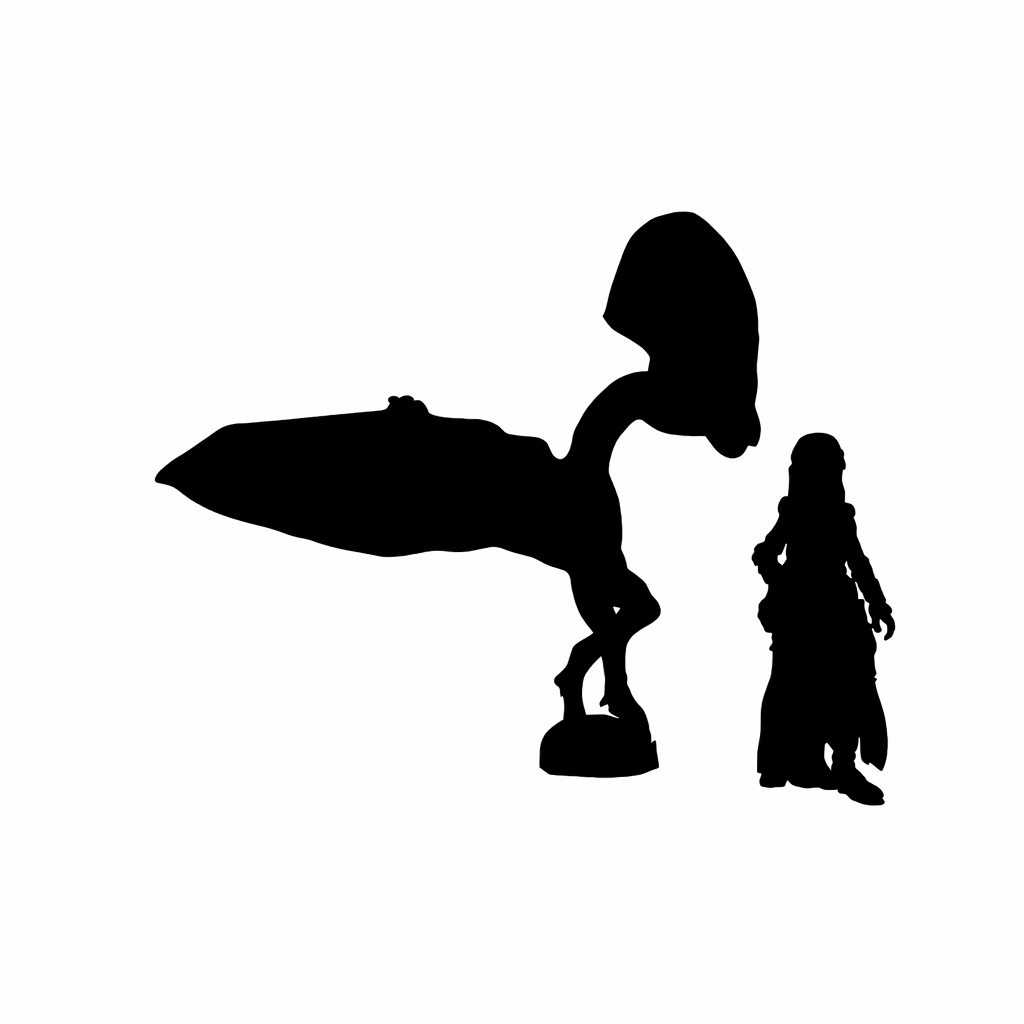 Tupandactylus scale comparison to 28mm human miniature