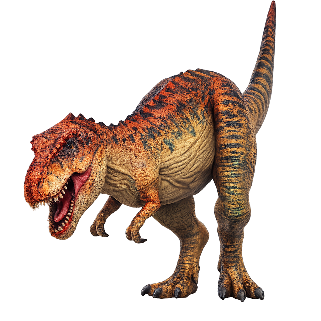 Painted Tyrannosaurus Rex Attacking miniature
