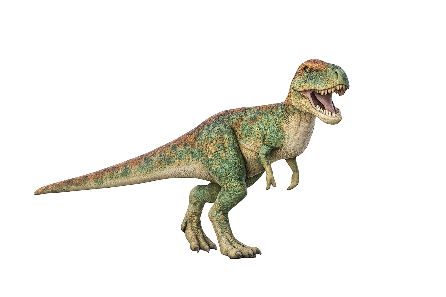 Painted Tyrannosaurus Rex Juvenile miniature