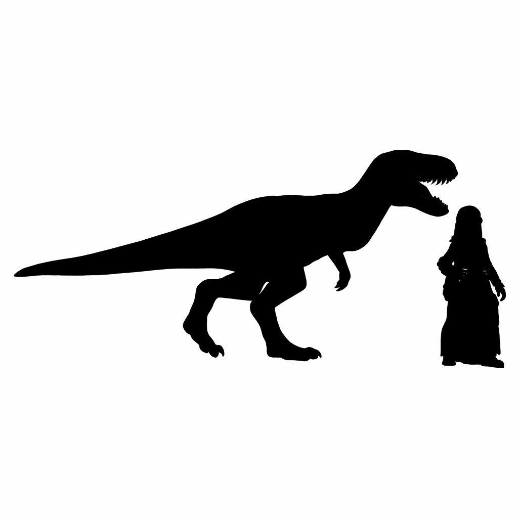 Tyrannosaurus Rex Juvenile scale comparison to 28mm human miniature
