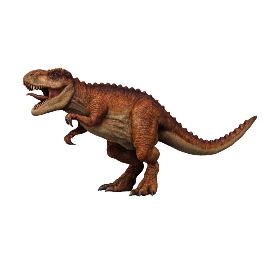 Painted Tyrannosaurus Rex standing miniature