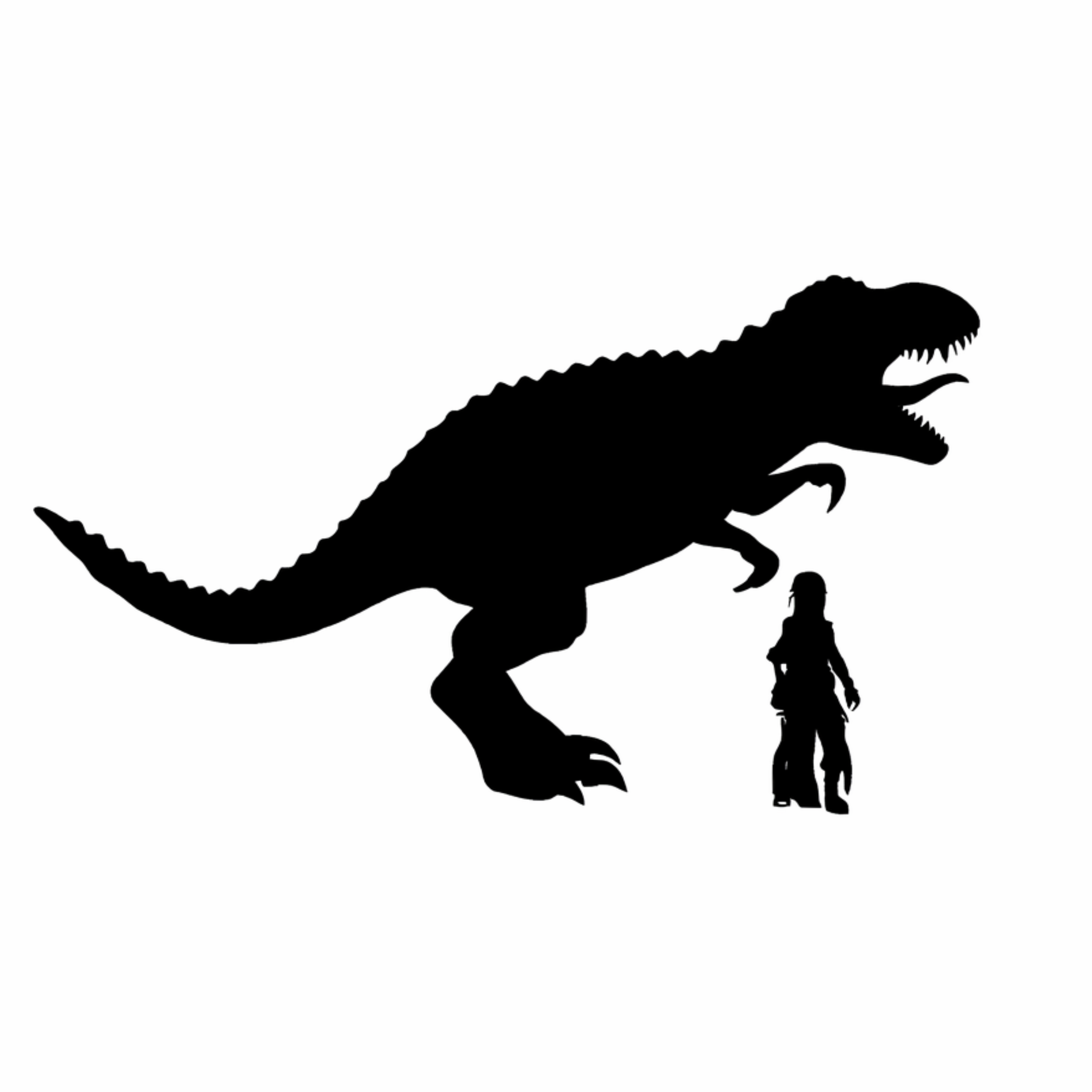 Tyrannosaurus Rex standing comparison to 28mm human miniature