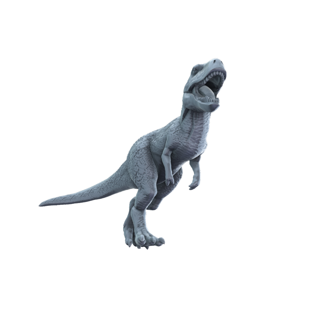 3D printed Tyrannosaurus rex juvenile front view
