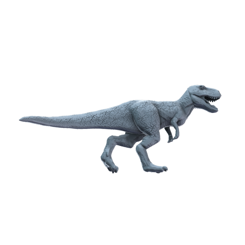 3D printed Tyrannosaurus rex juvenile side view