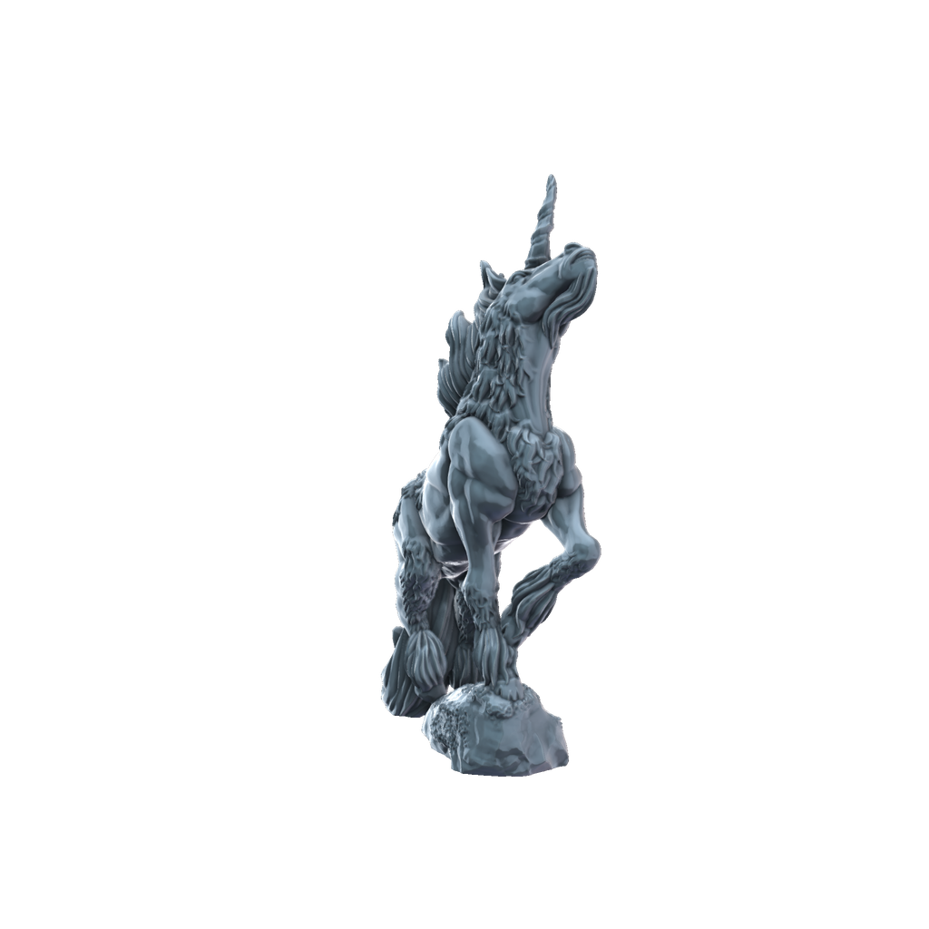 3D printed Unicorn front view