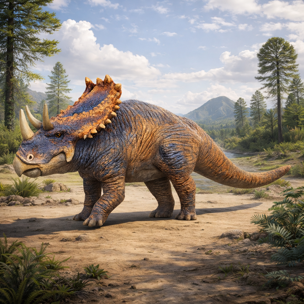 Utahceratops - 28mm Miniature