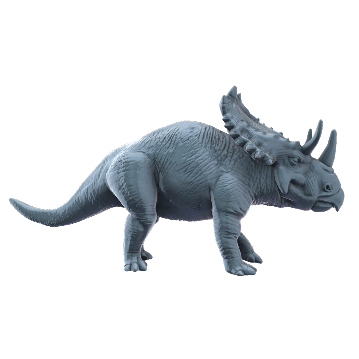 3D printed Utahceratops side view