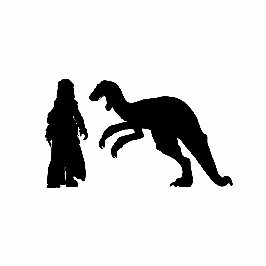 Utahraptor Jumping scale comparison to 28mm human miniature