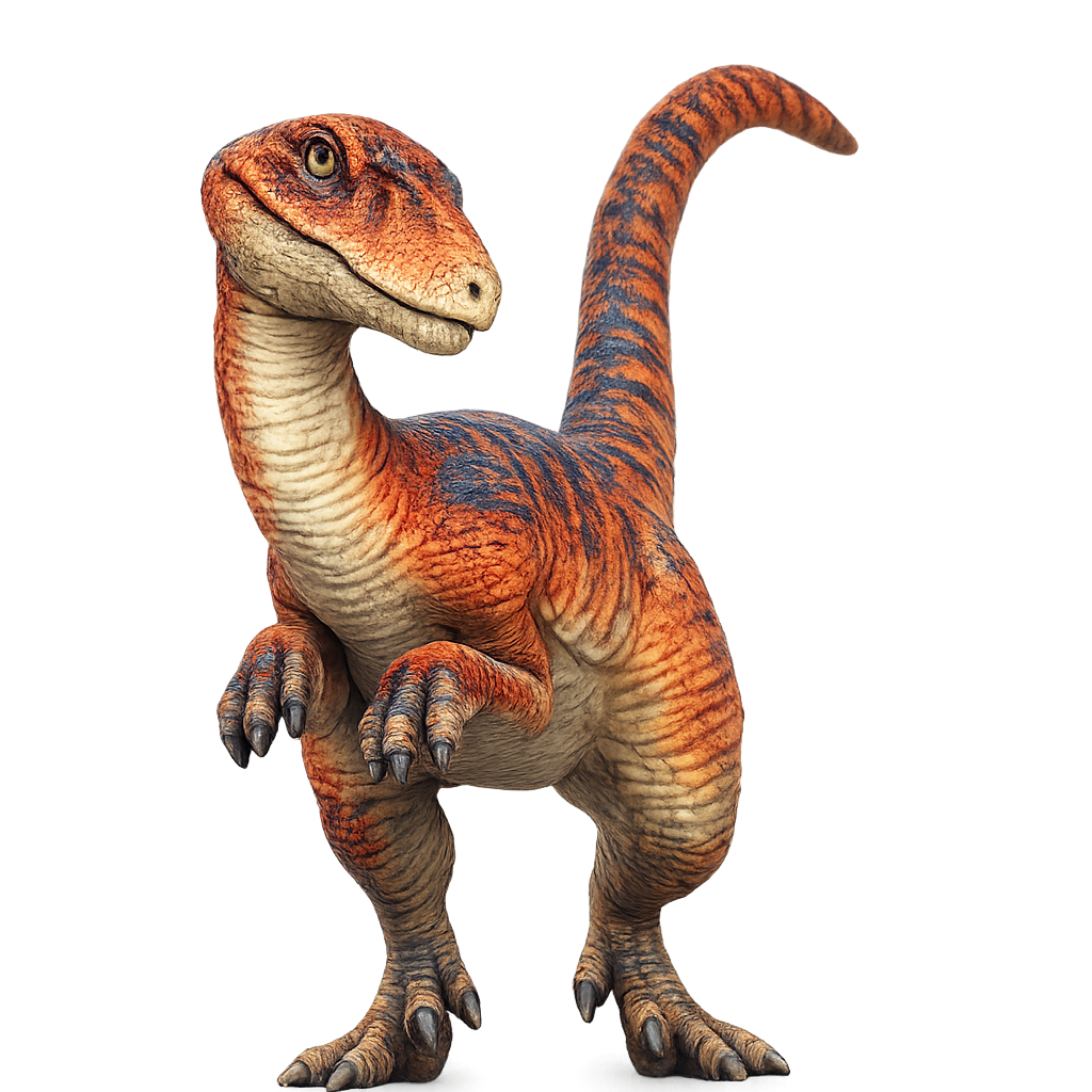 Painted Utahraptor Stalking miniature