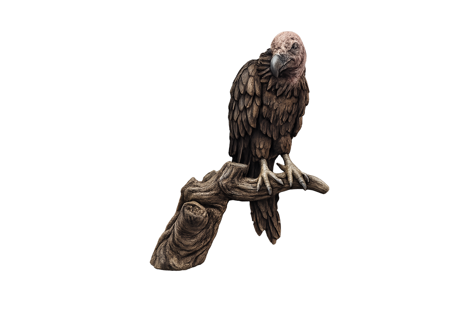 Painted Vulture Miniature