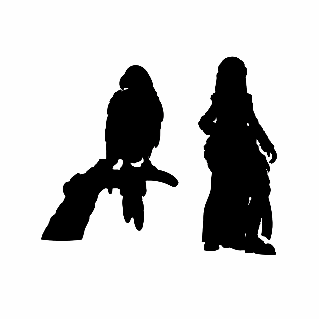 Vulture scale comparison to 28mm human miniature