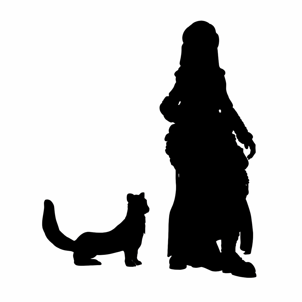 Weasel Scale Comparison to a 28mm Human Miniature