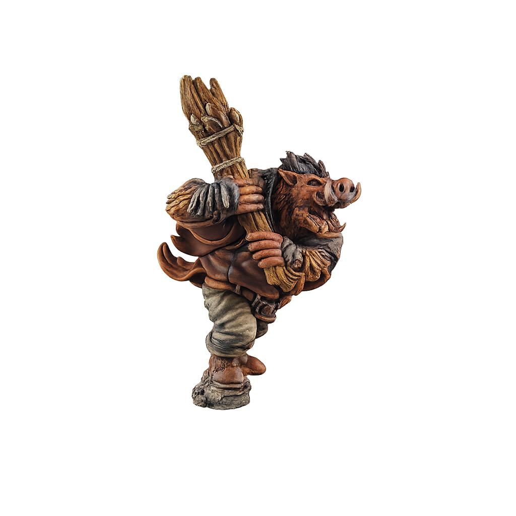 Painted Wereboar miniature