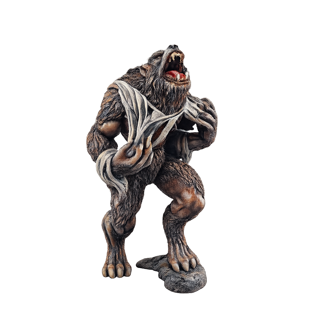 Painted Werewolf miniature