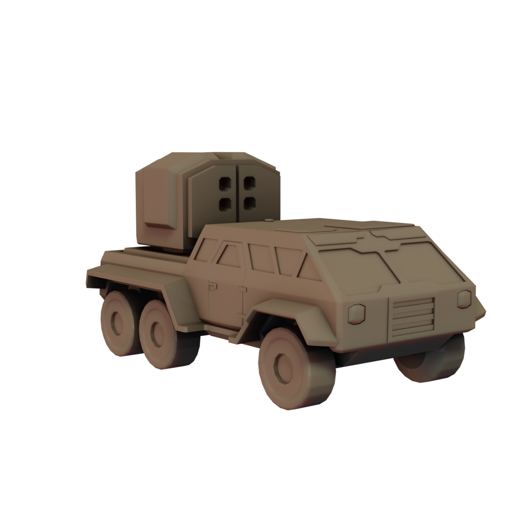 Wheeled Missile Launcher Pack