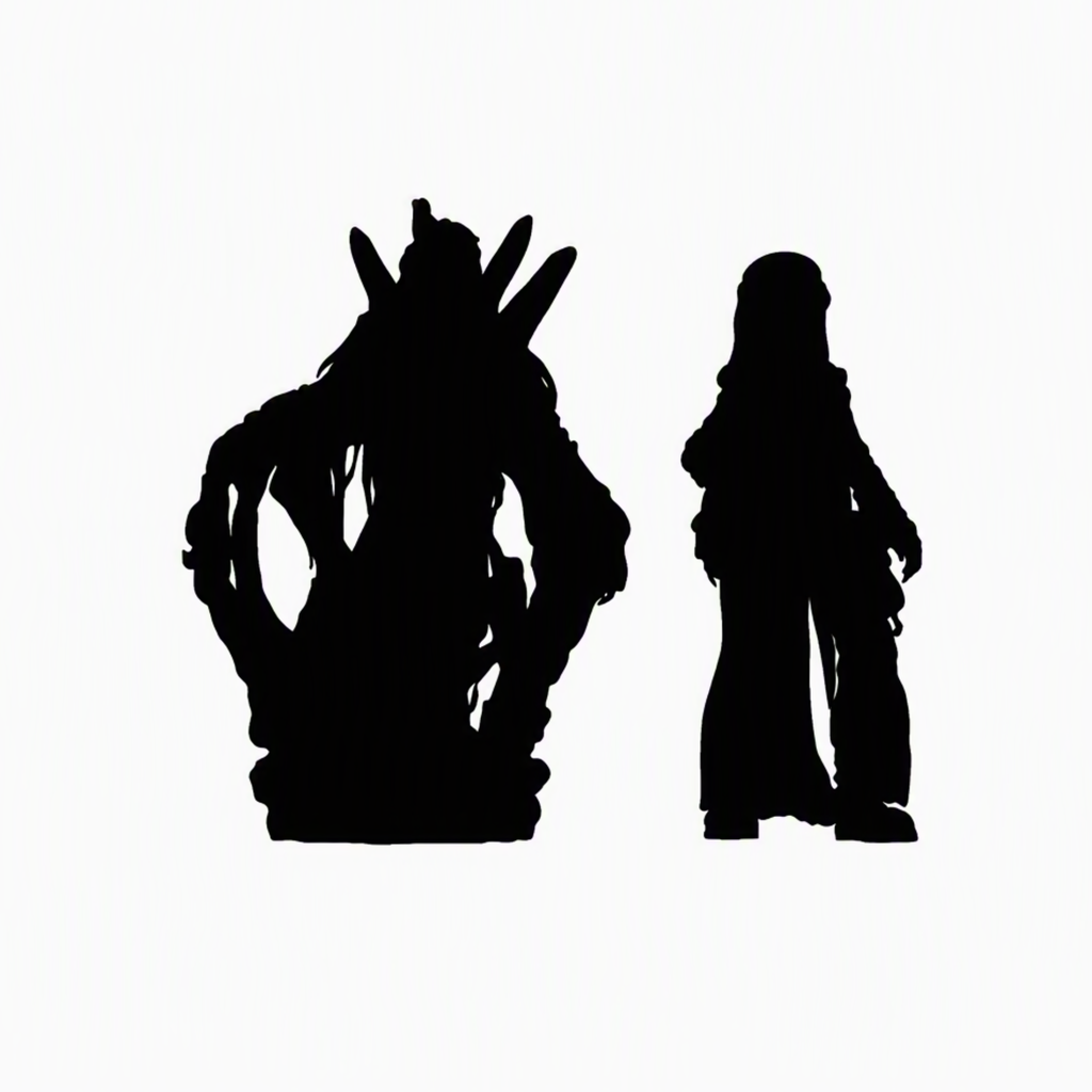 Wraith scale comparison to 28mm human miniature