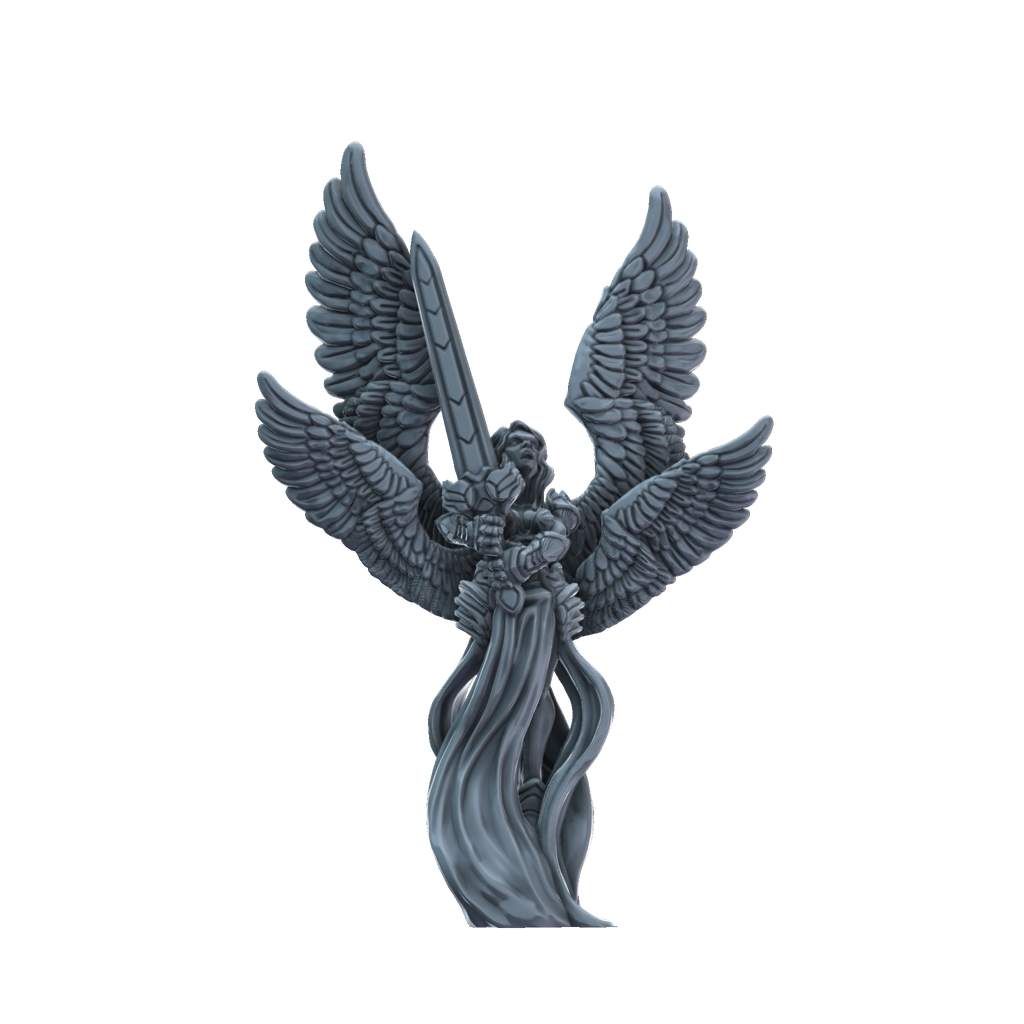 3D printed Wrathful Angel front view