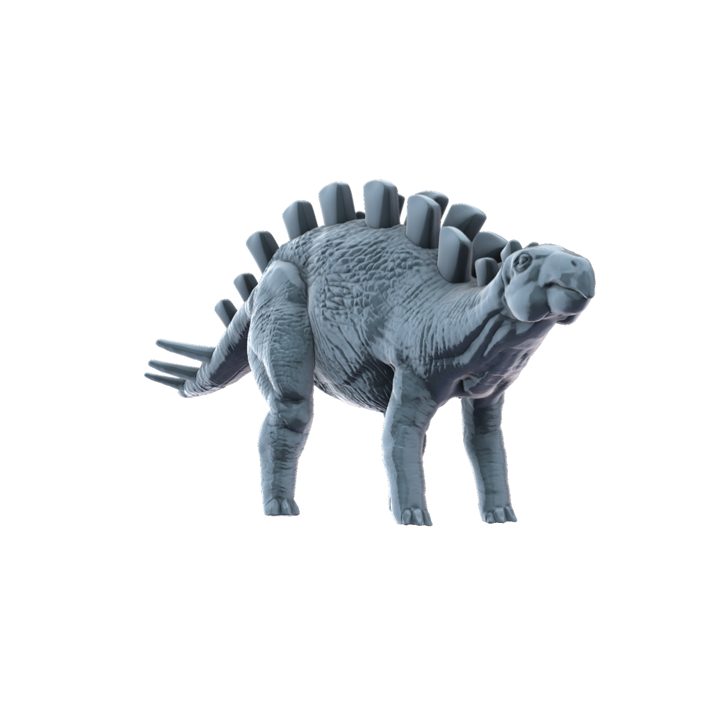 3D printed Wuerhosaurus front view