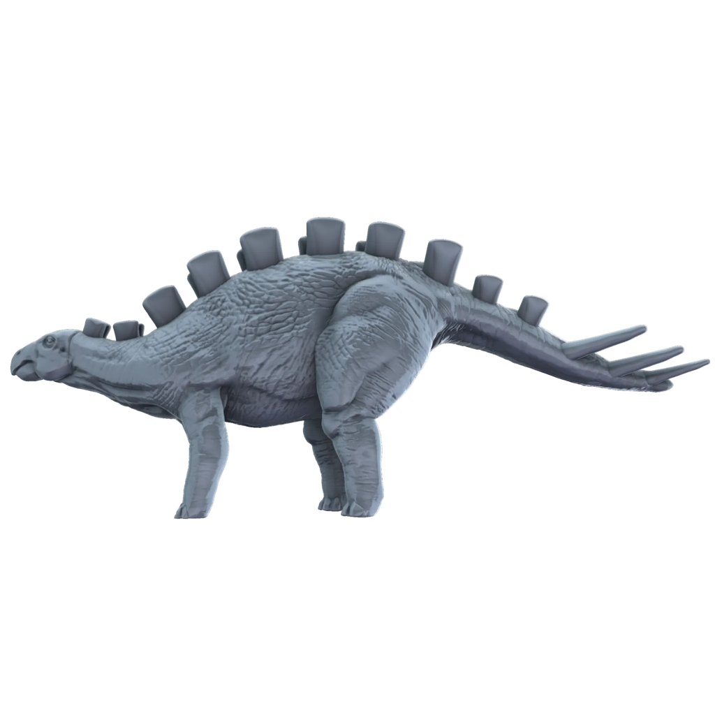 3D printed Wuerhosaurus side view
