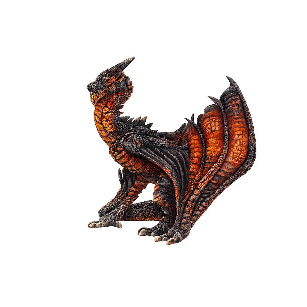 Painted Wyvern miniture