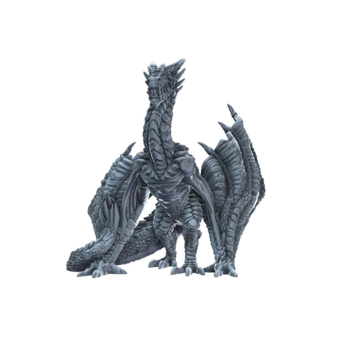 3d printed Wyvern front view