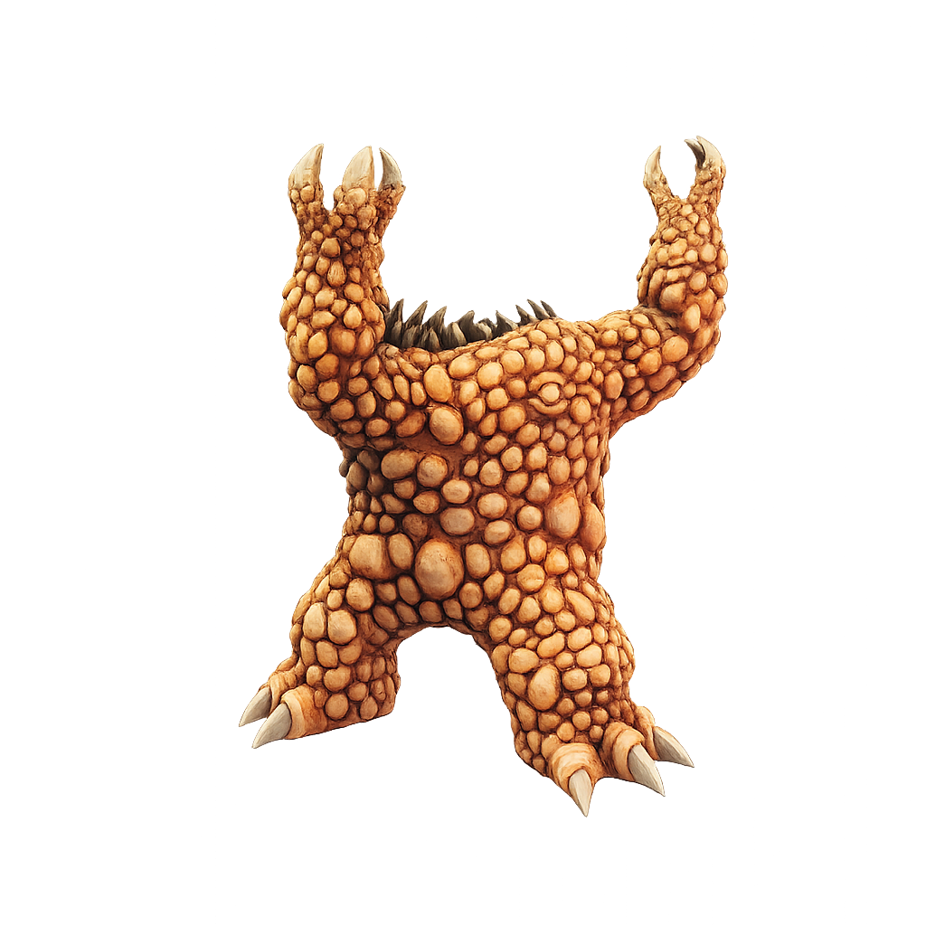 Painted Xorn miniature