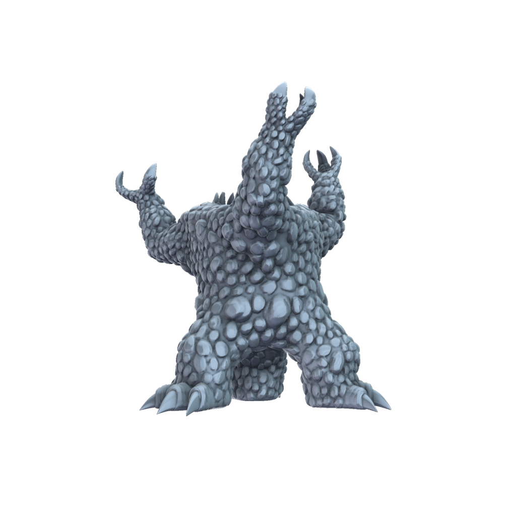 3D printed Xorn rear view