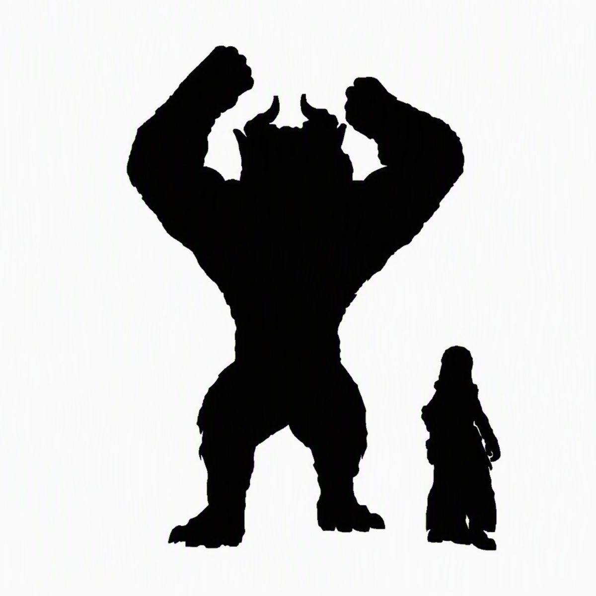 Yeti standing scale comparison to 28mm human miniature