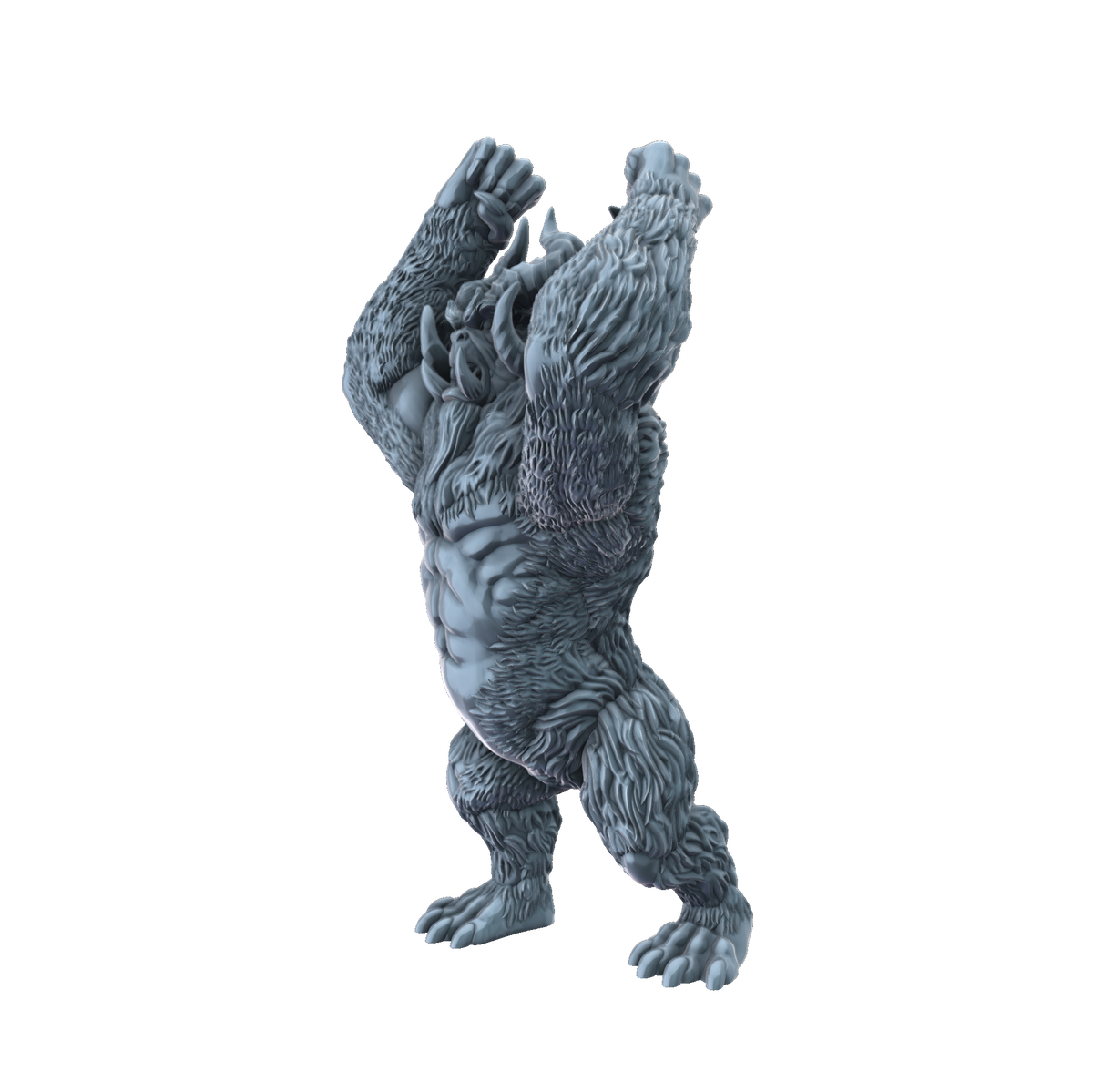 3D print Yeti Standing side view