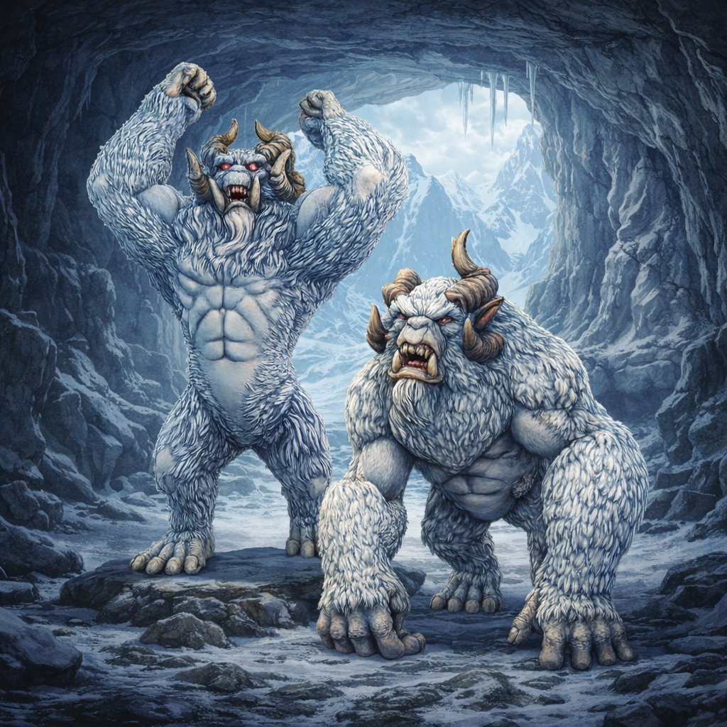 Yetis Encounter Pack – 28mm Miniature