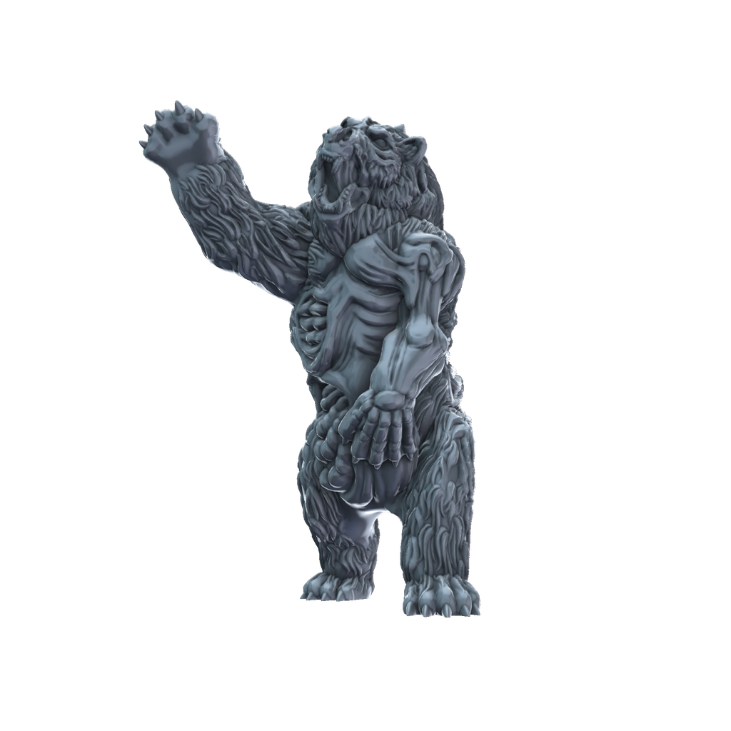 3D print Zombie Bear front view