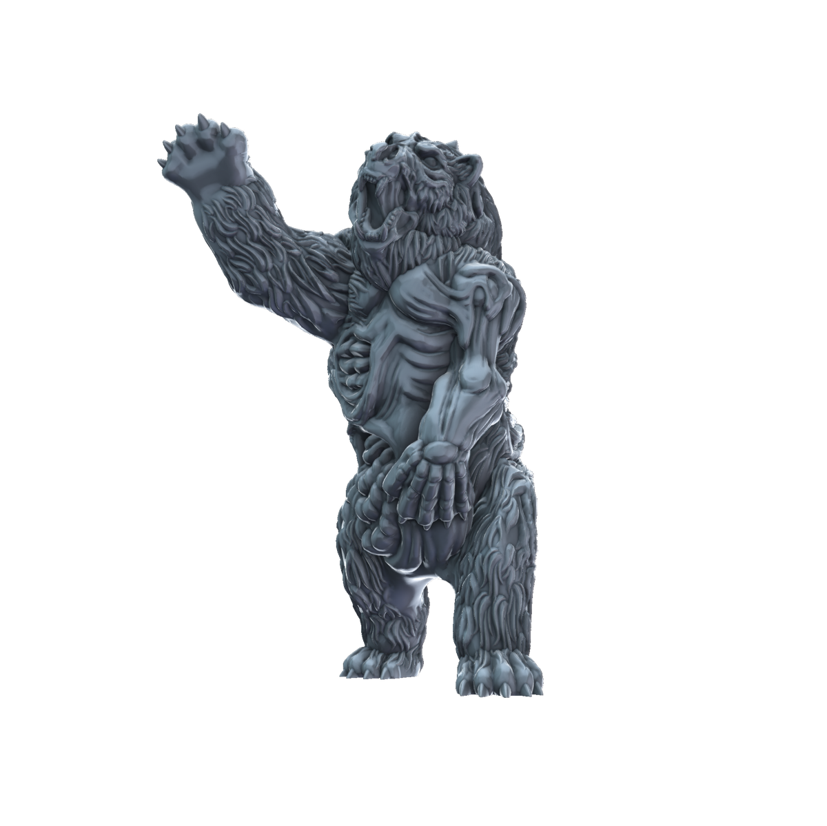 3D print Zombie Bear front view