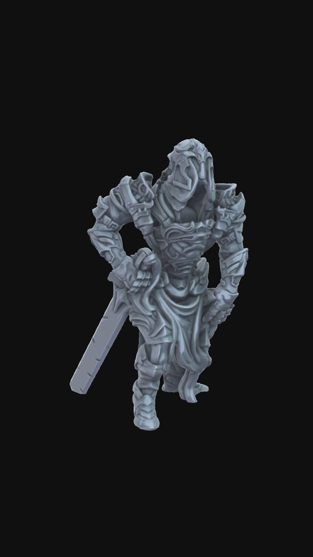 3D printed Animated armour 360 degree view