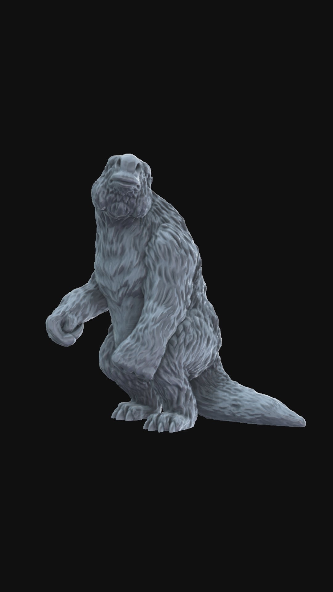 3D printed Megatherium looking 360 degree view