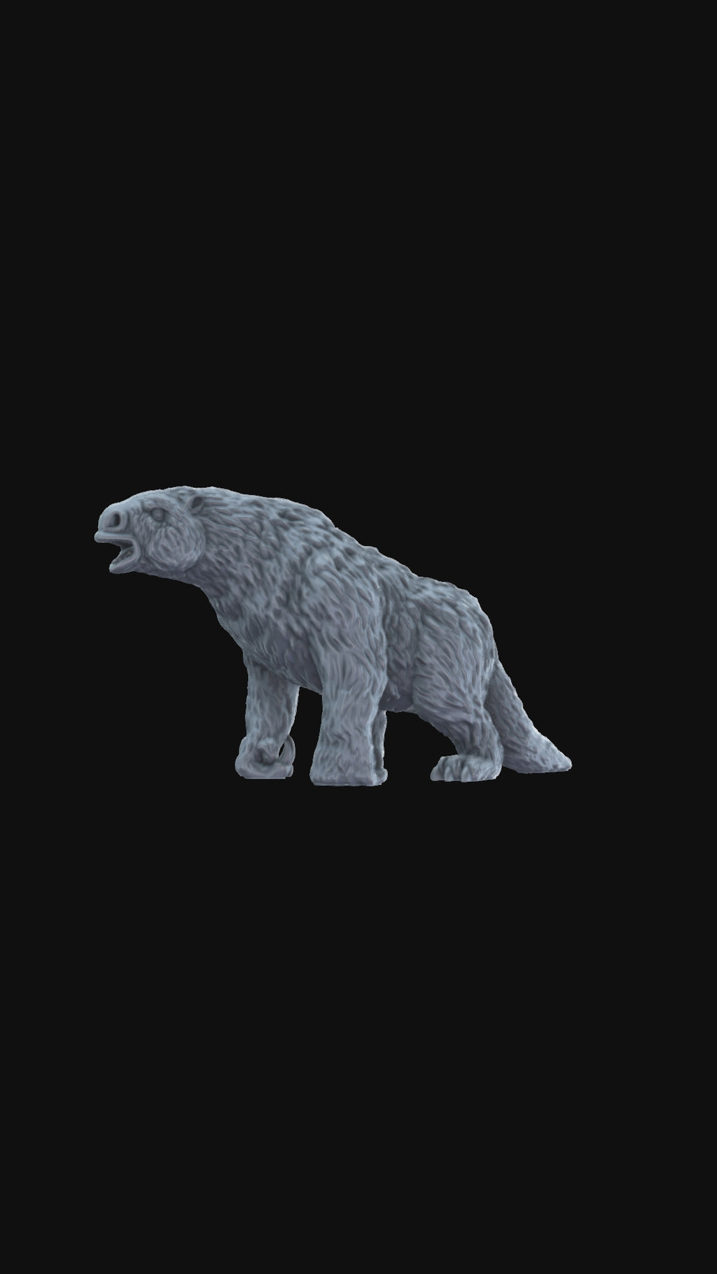 Megatherium walking 360 degree view