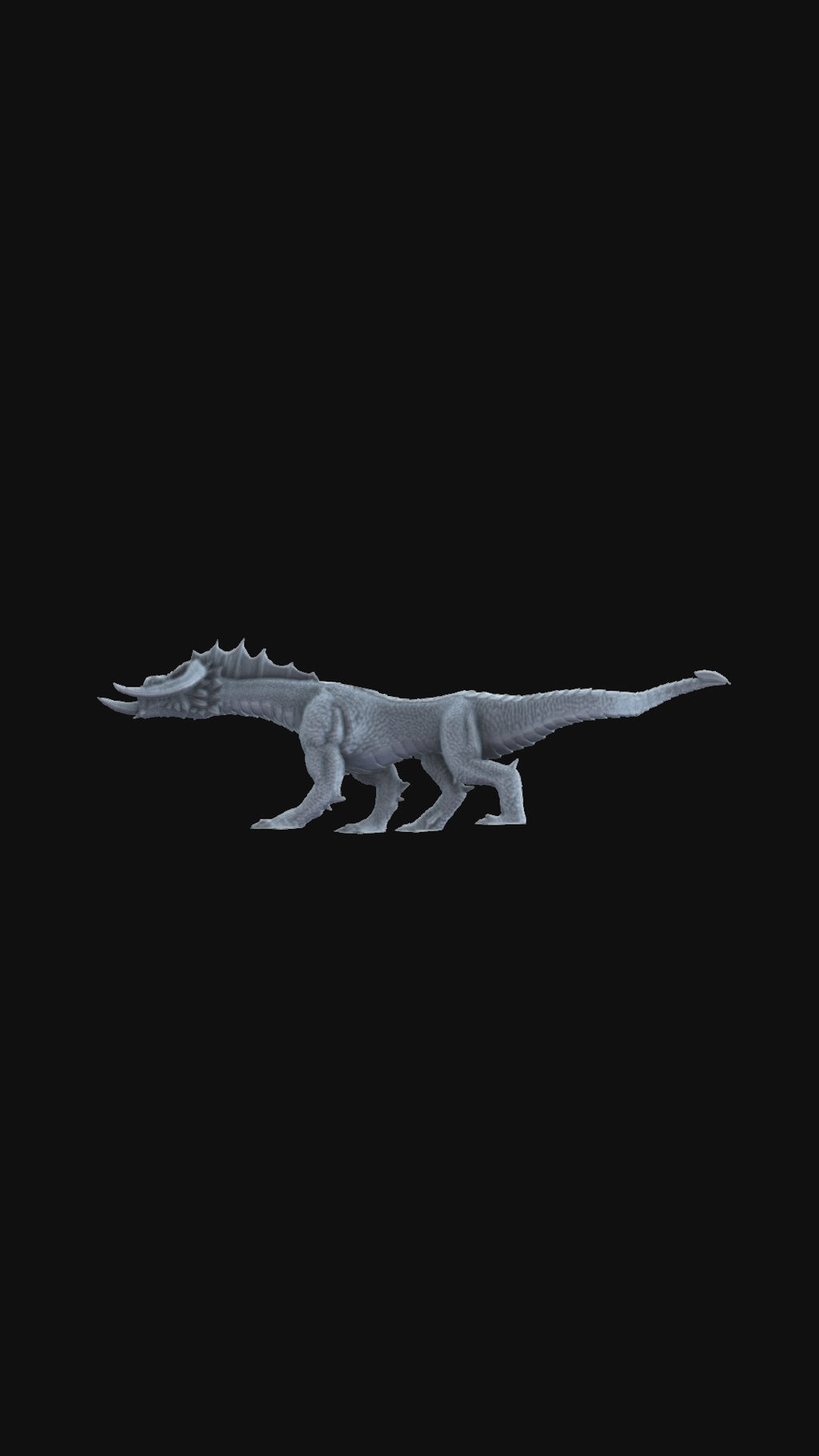 3D printed Black Guard Drake 360 degree view