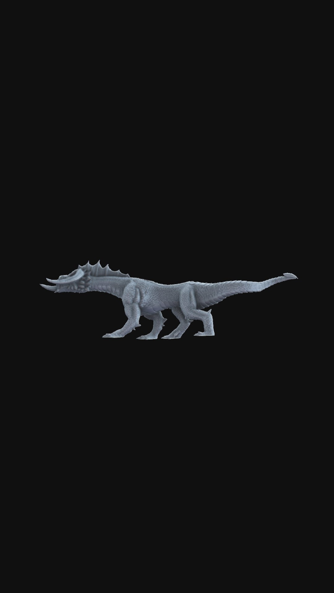 3D printed Black Guard Drake 360 degree view