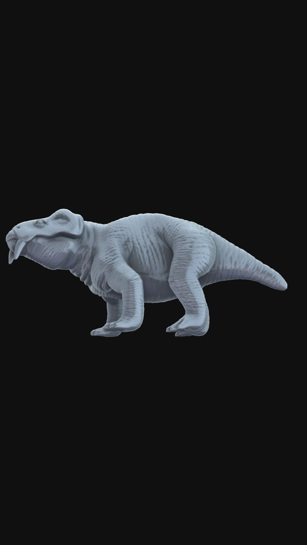 3d printed Lystrosaurus 360 degree view