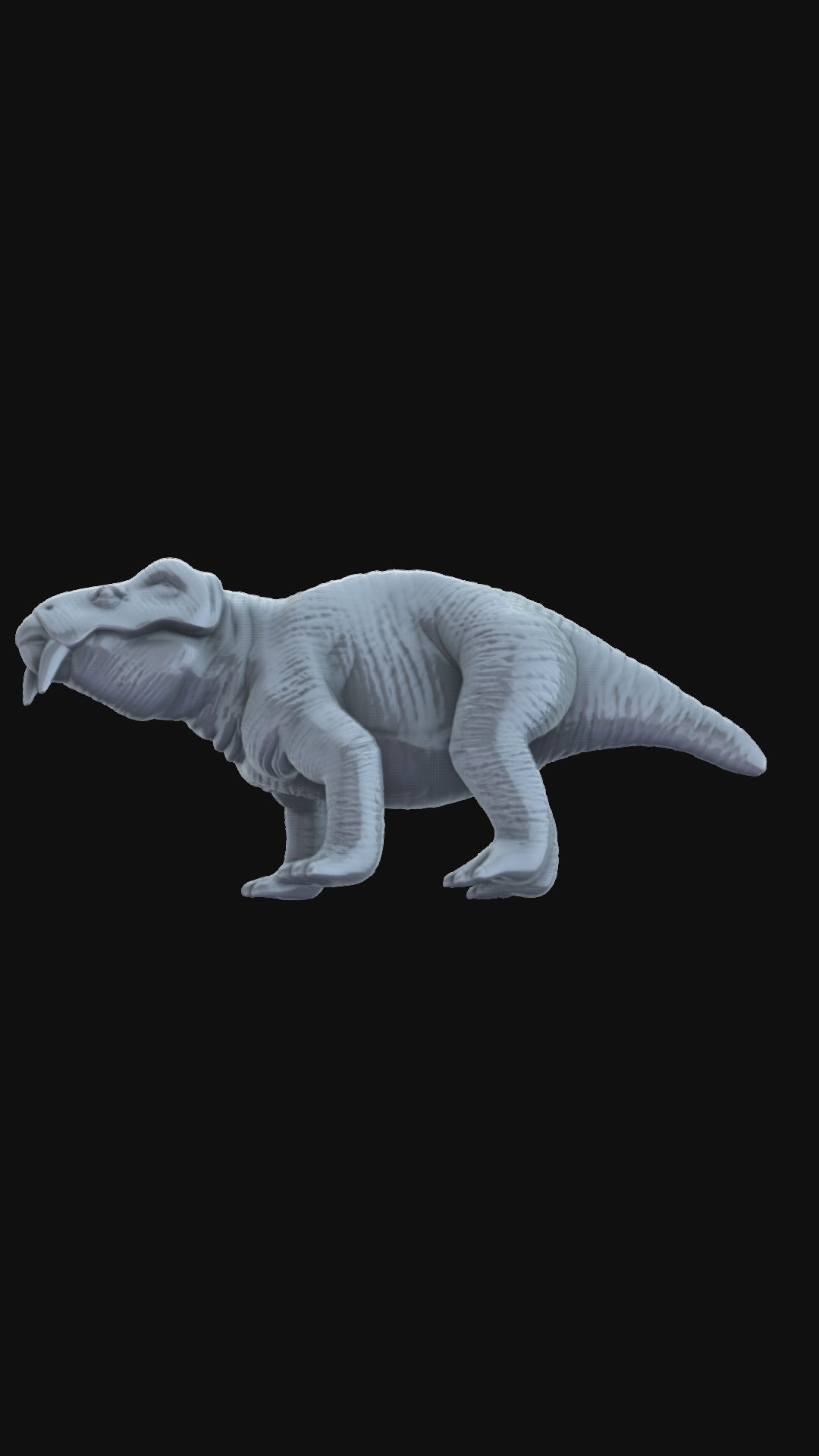 3d printed Lystrosaurus 360 degree view