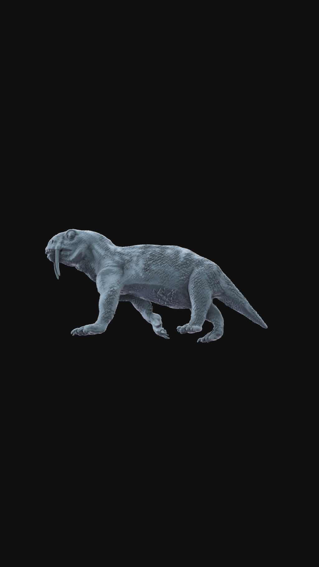3D printed Tiarajudens walking 360 degree view