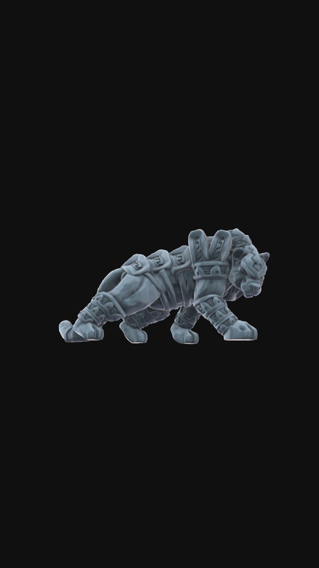 3D printed Armoured Panther 360 degree view